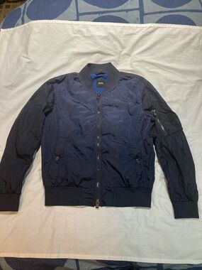Hugo Boss Bomber Jackets, Ribbed hem, Men’s size medium